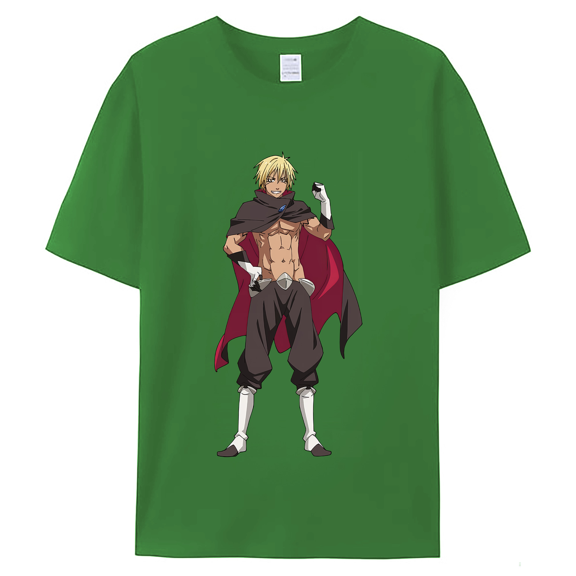 （画像用） 転スラ Regarding Reincarnated to Slime レディースカジュアルプリントTシャツ（綿100％）